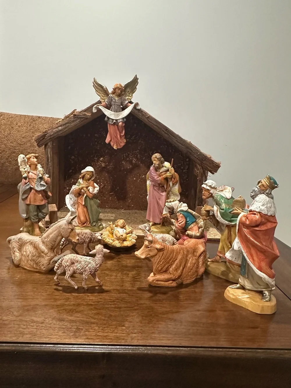Fontanini Nativity Set with Stable - Holiday Decor